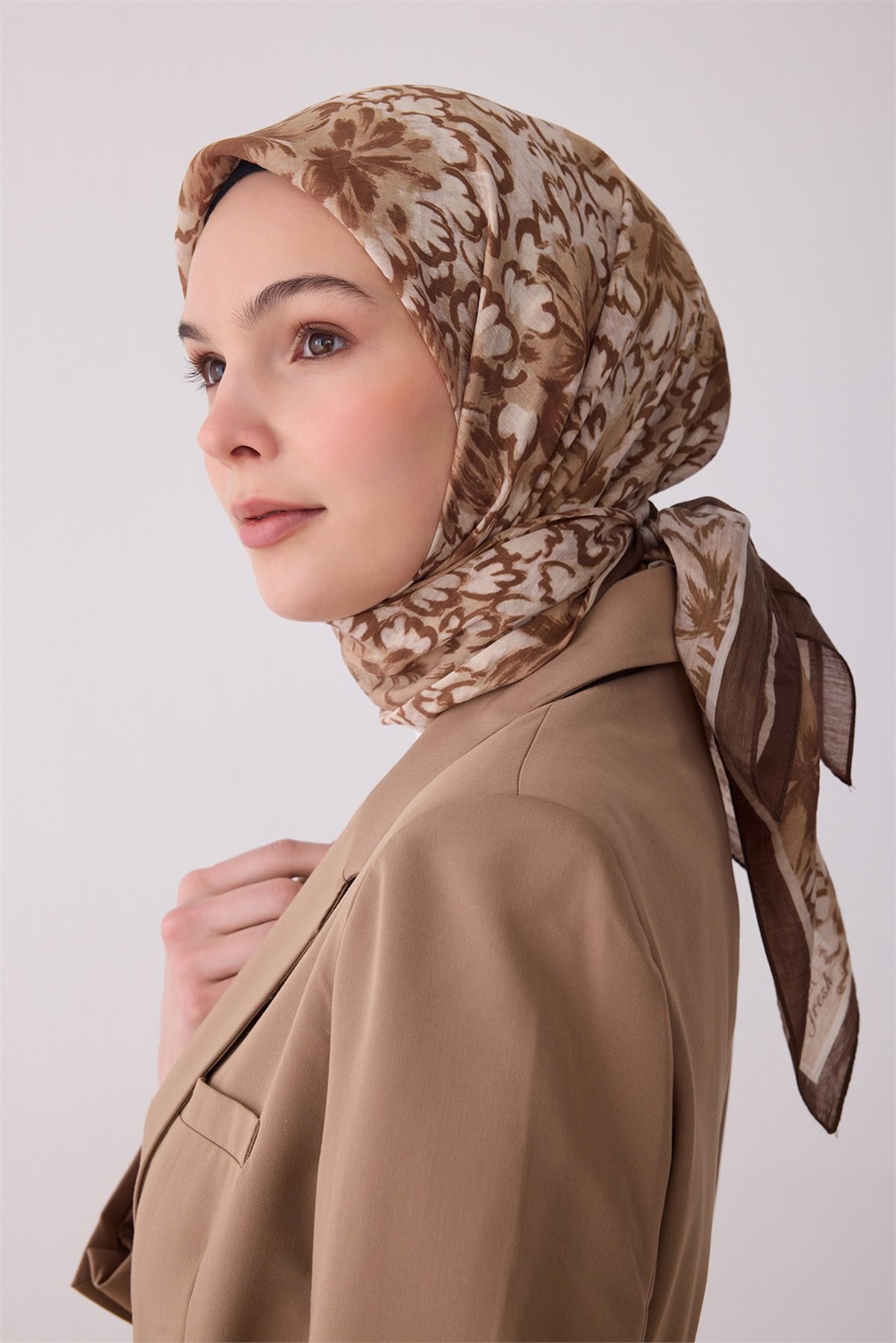 Belli Fresh Rozy Eşarp 3335 - Taba