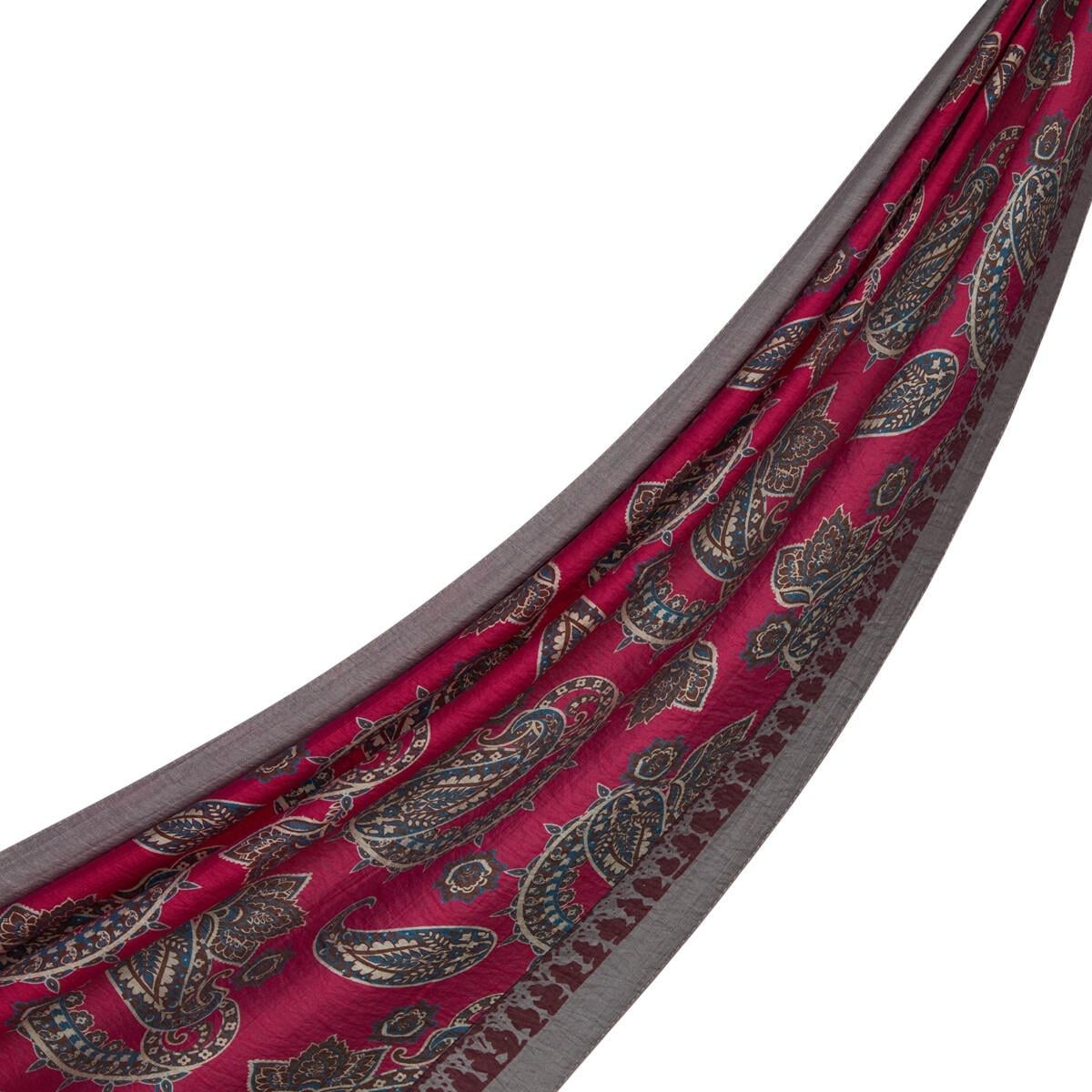 İpekevi 02888 Dört Mevsim Şal - Fuşya