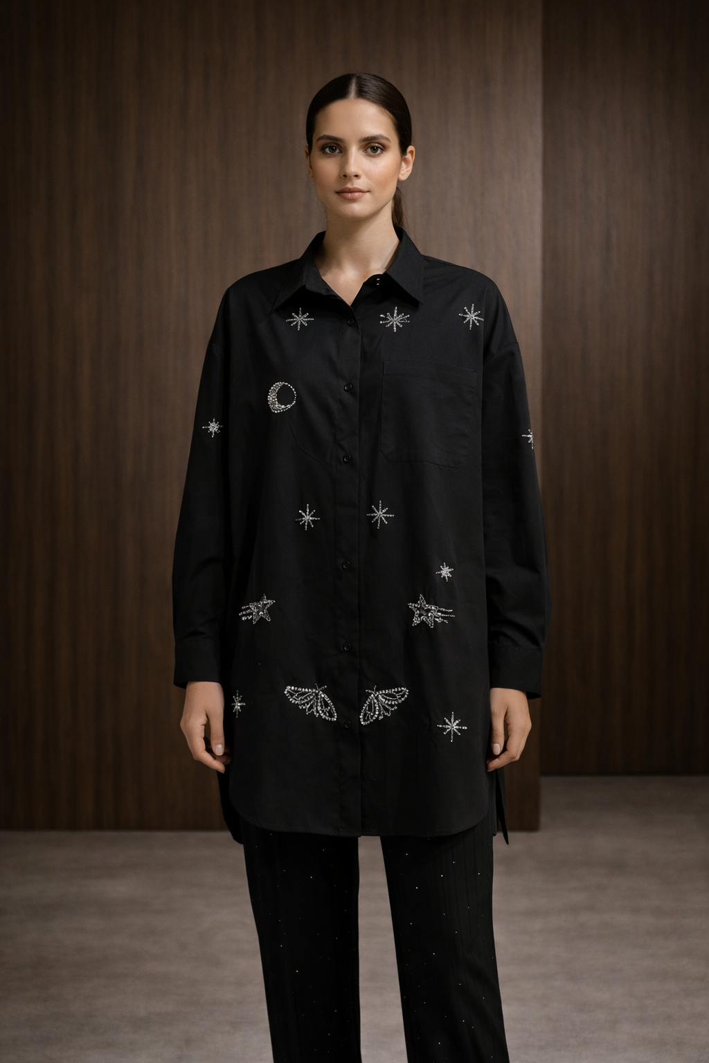 Ghisa 4170 Tunik - Siyah