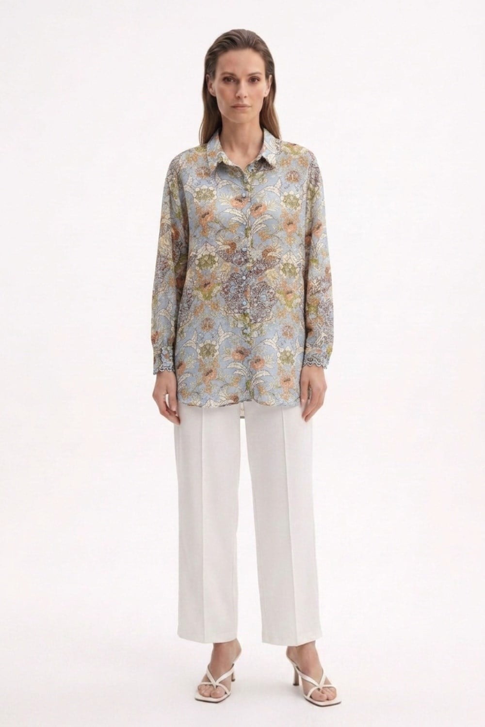 Ghisa 4448 Tunik - Mavi Tunik GHİSA 