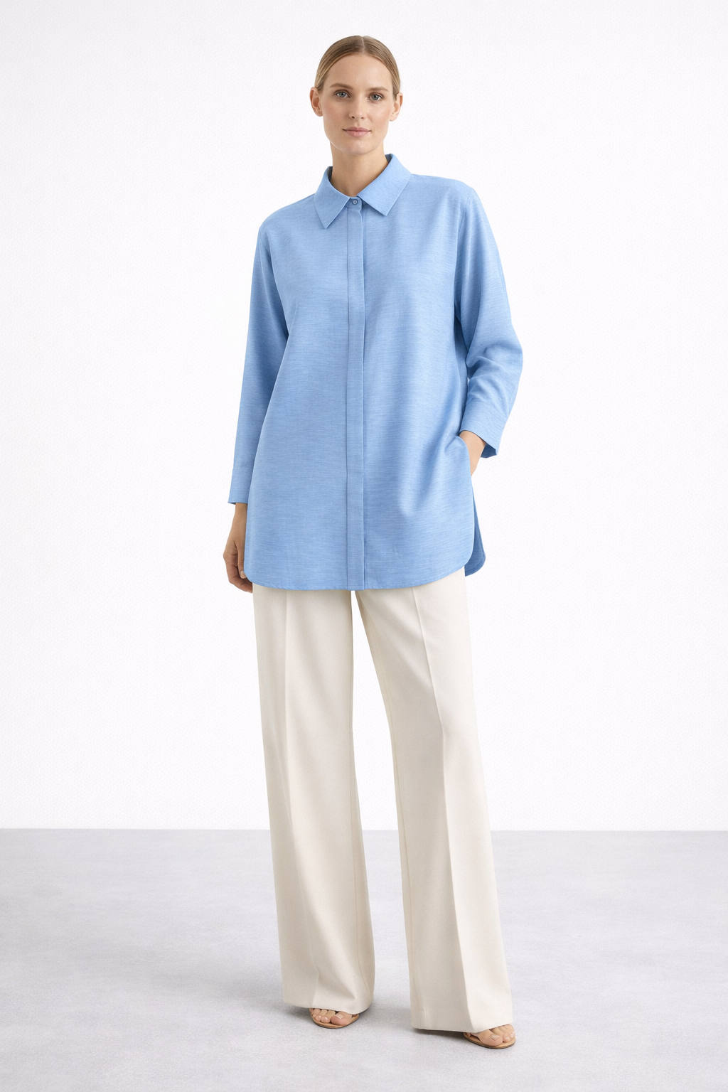 Nuss 3001 Gömlek - Roos Mavi