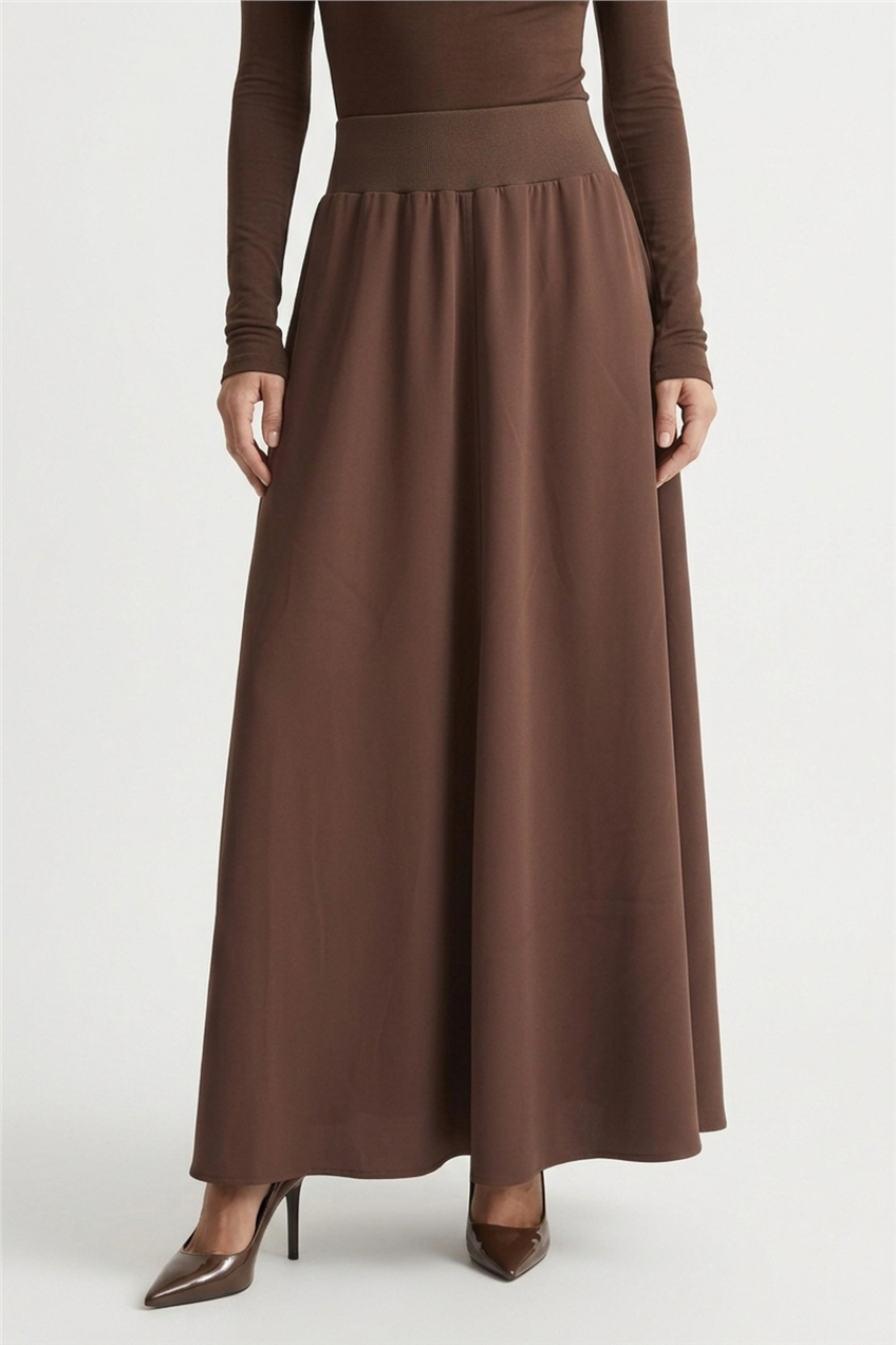 Sentez 5816 Ellena Rahat Etek Kahve