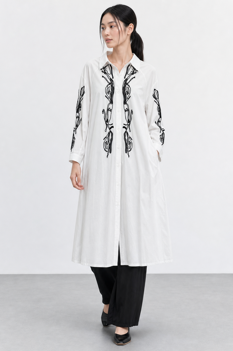 Ghisa 7337 Tunik - Ekru