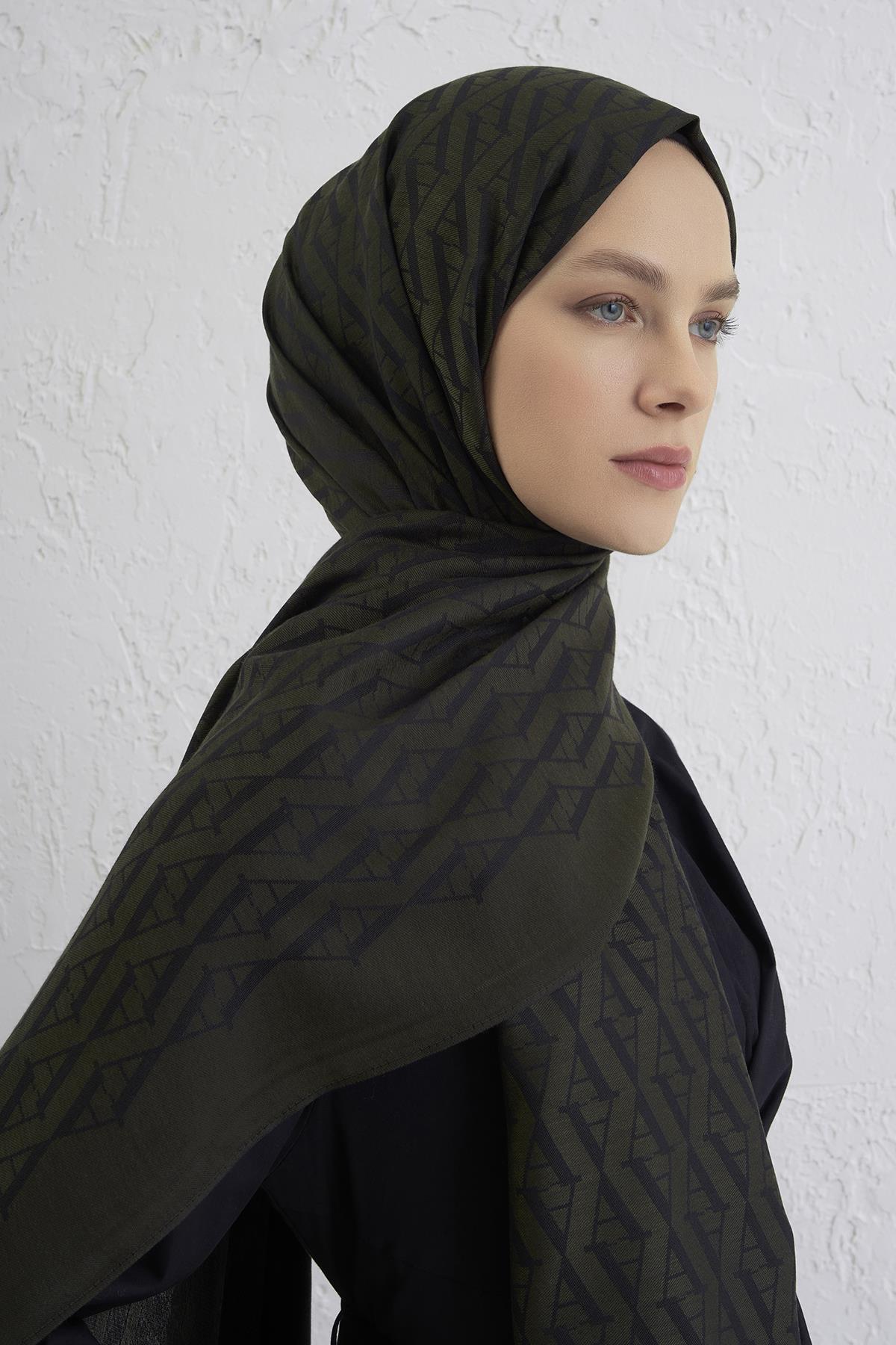 Armine Edition Şal - Haki