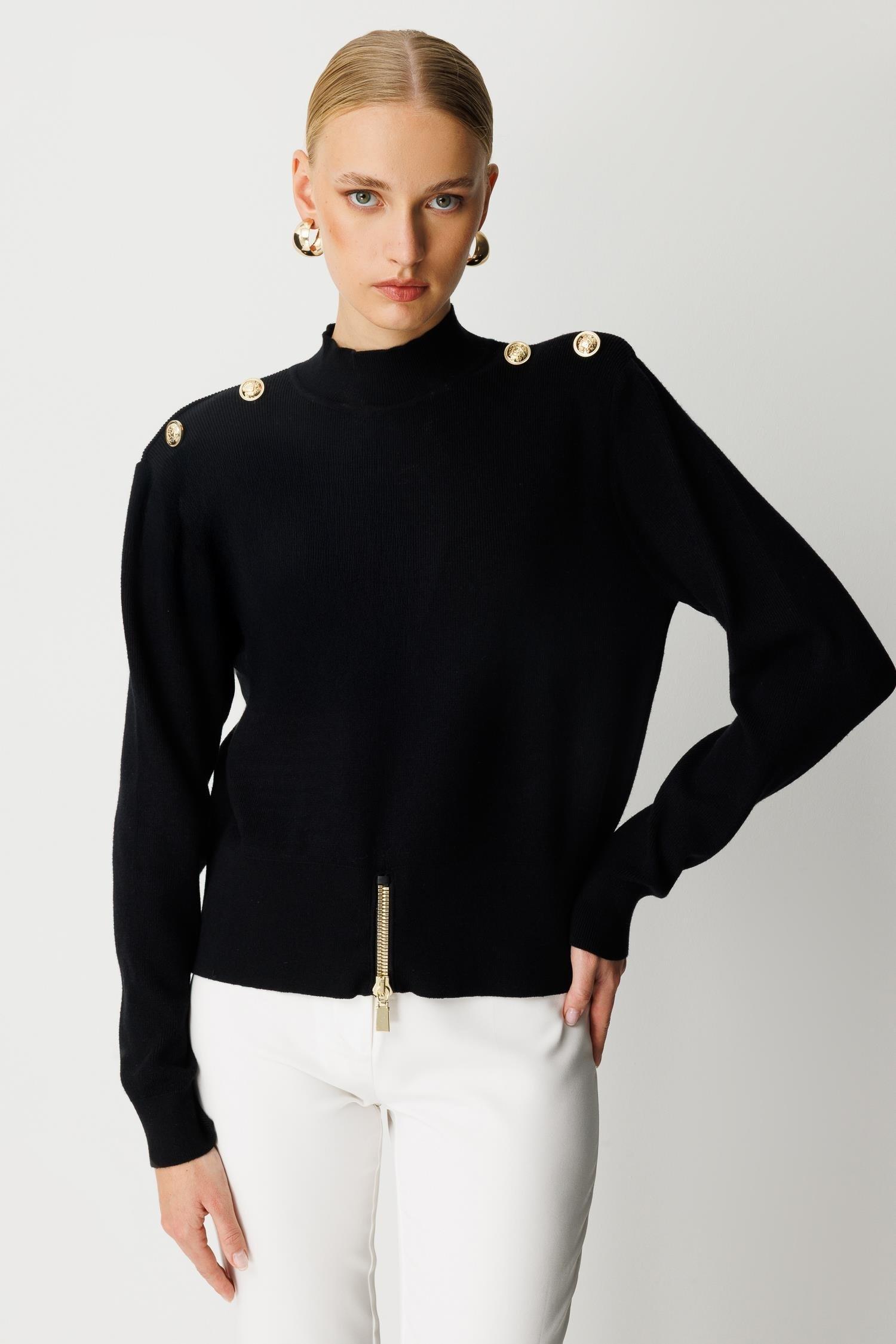 Ghisa 4863-1 Tunik - Siyah