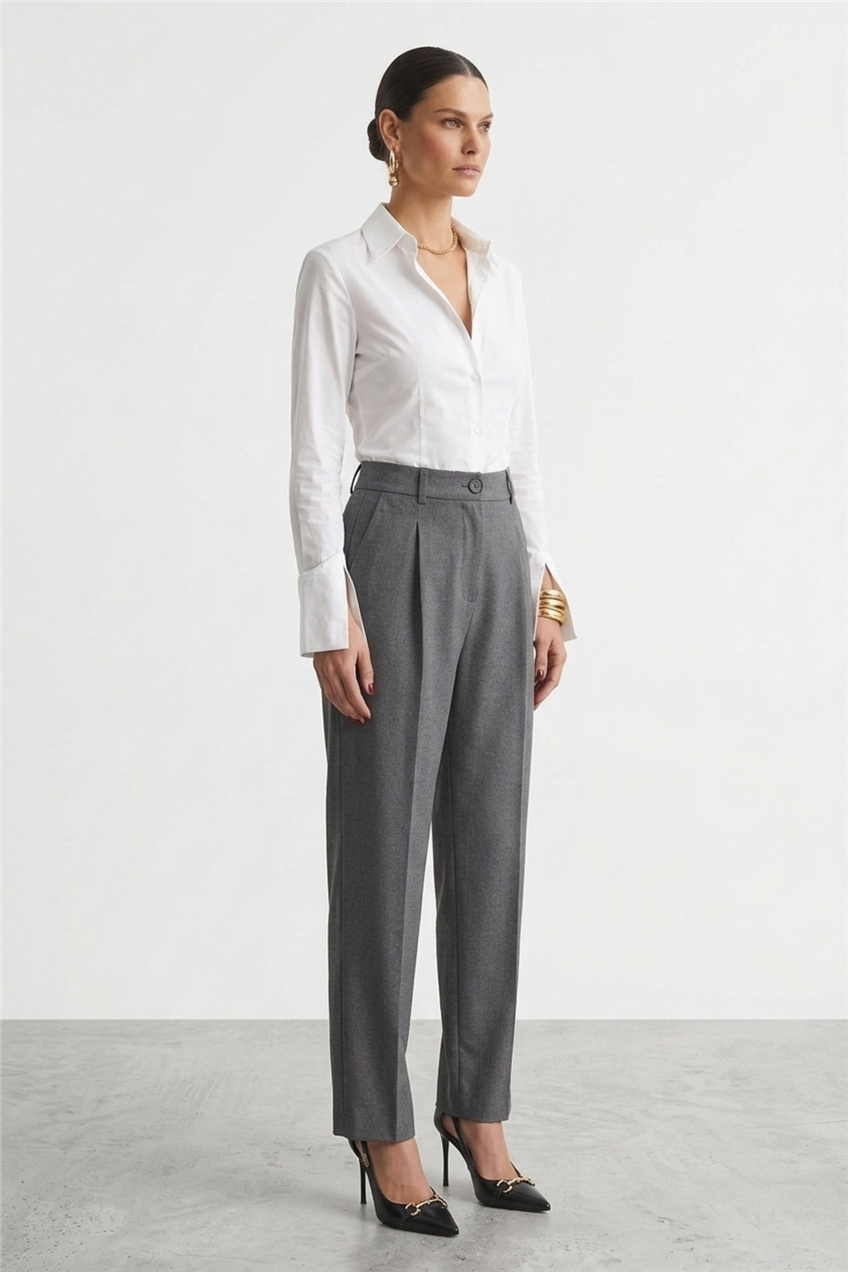 Sentez 5692 Aves Gabardin Pantolon Antrasit