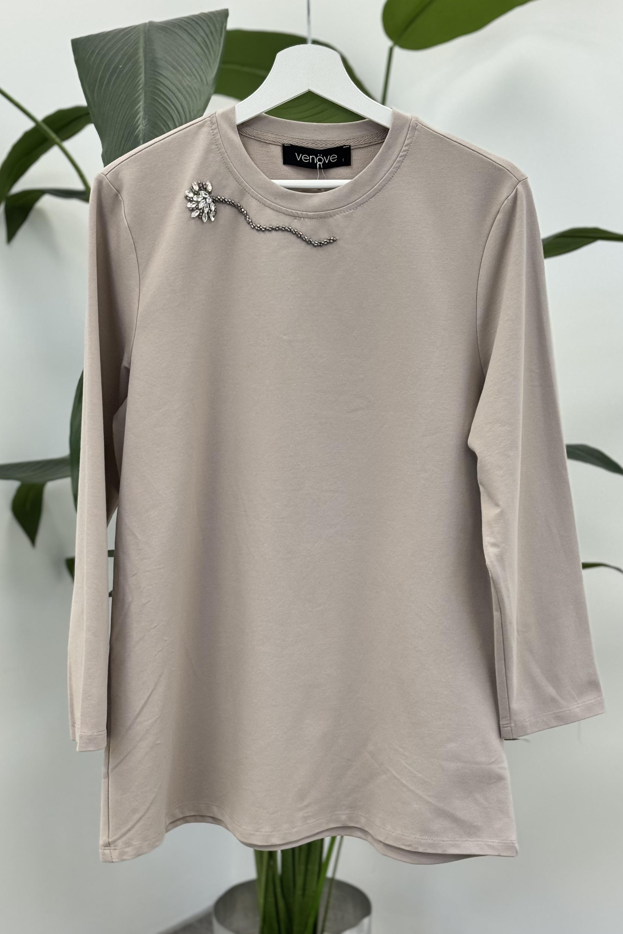 Venöve Blz0001 Sune Bluz - Bej
