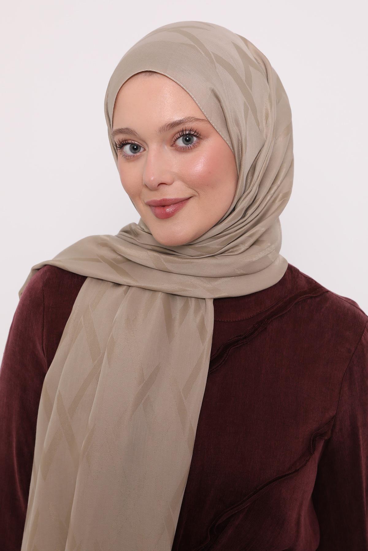 Luvensara LS004 Lyocell Şal - Vizon