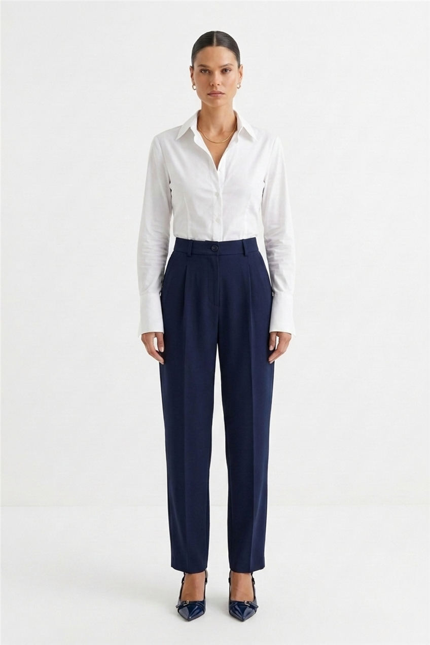 Sentez 5692 Aves Gabardin Pantolon Lacivert