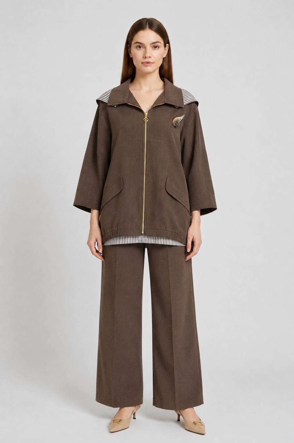 Ghisa 3299 Ceket - Kahve