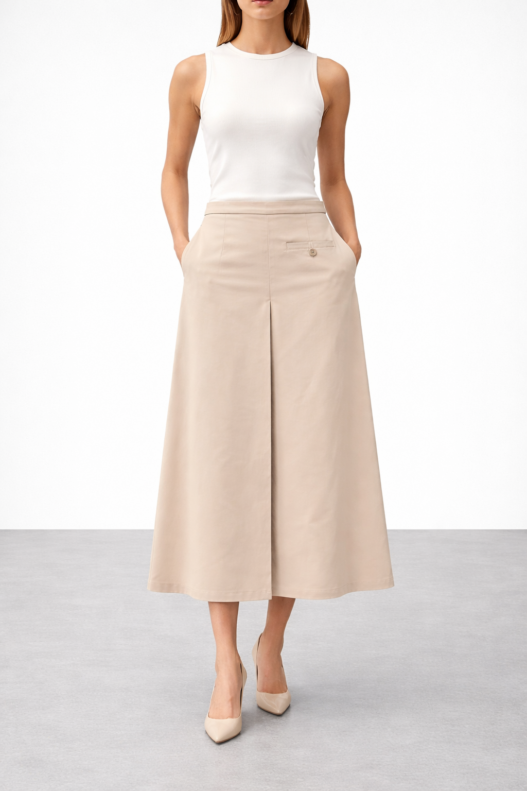 Sentez 5494 Mai Pili Etek - Bej