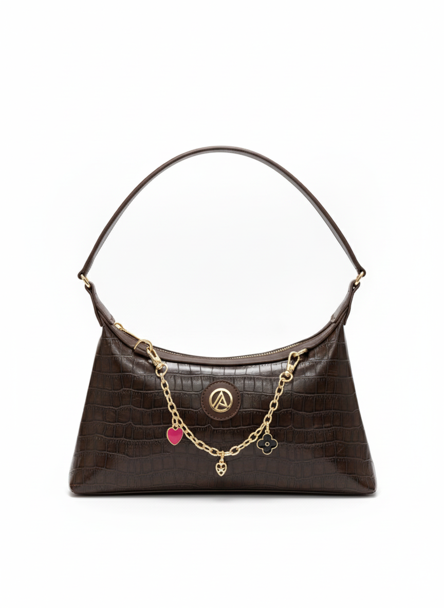 Armine Trend Arm183 Clup Çanta - Kahve