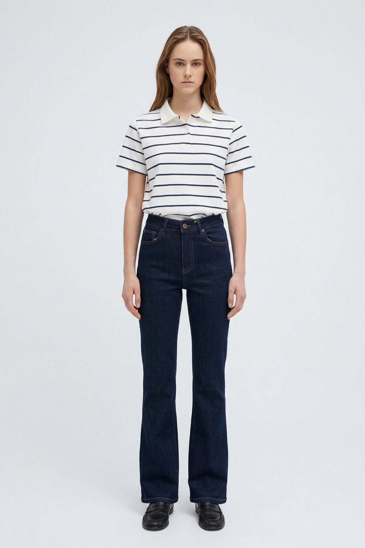 Premium İspanyol Paça Pantolon 967 Slaplı Lacivert Pantolon XLove Jeans 