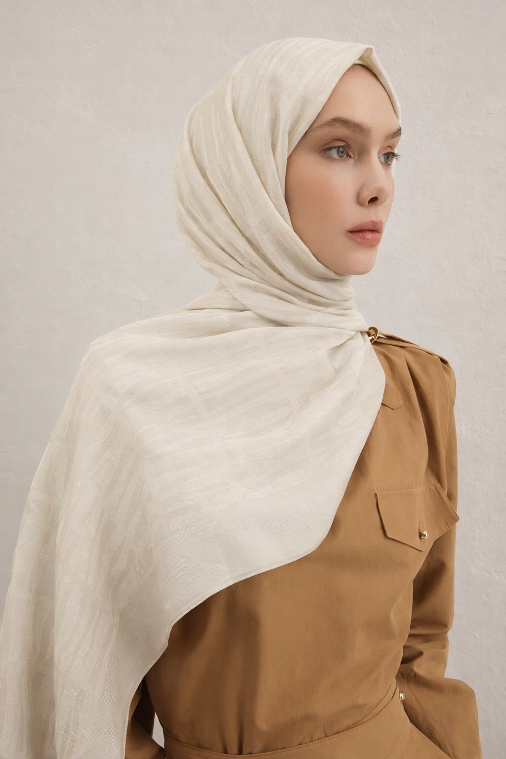 Armine Lyocell Şal 3 - Bej