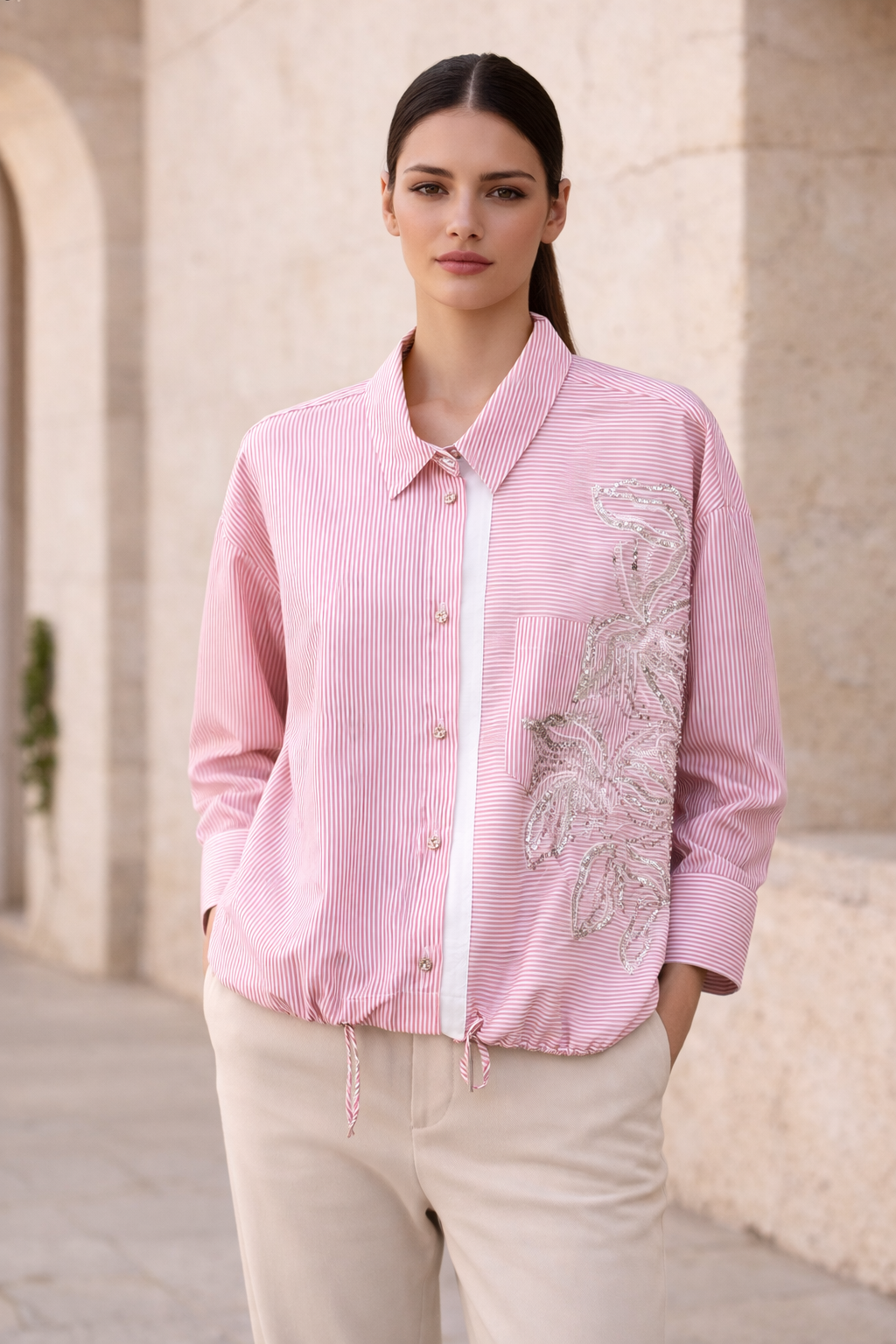 Ghisa 4317 Tunik - Pembe