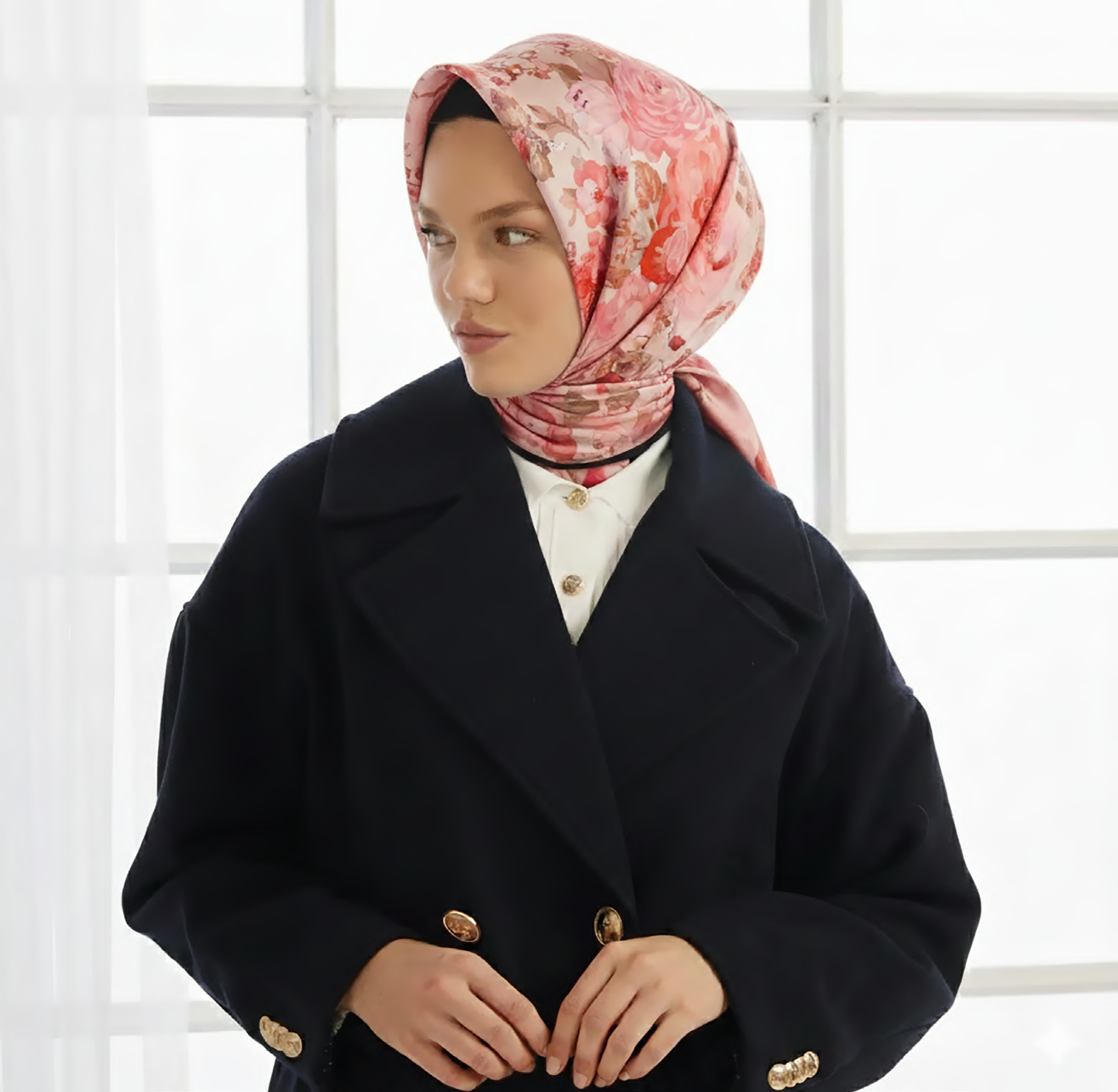 İpekevi 01946 Eşarp - Pudra