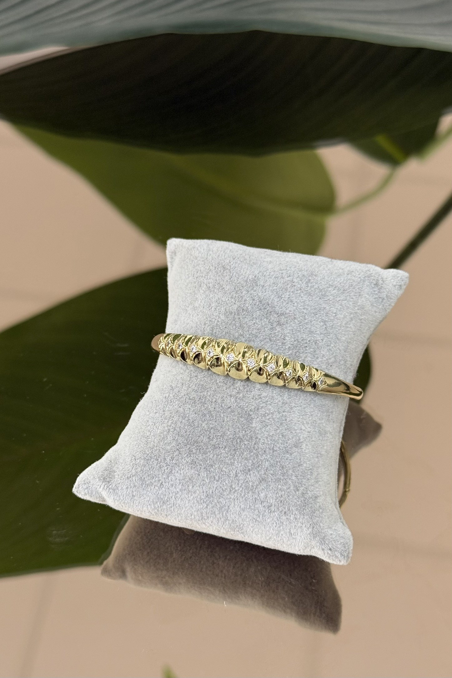 Kelepçe Bileklik BL003095 - Gold