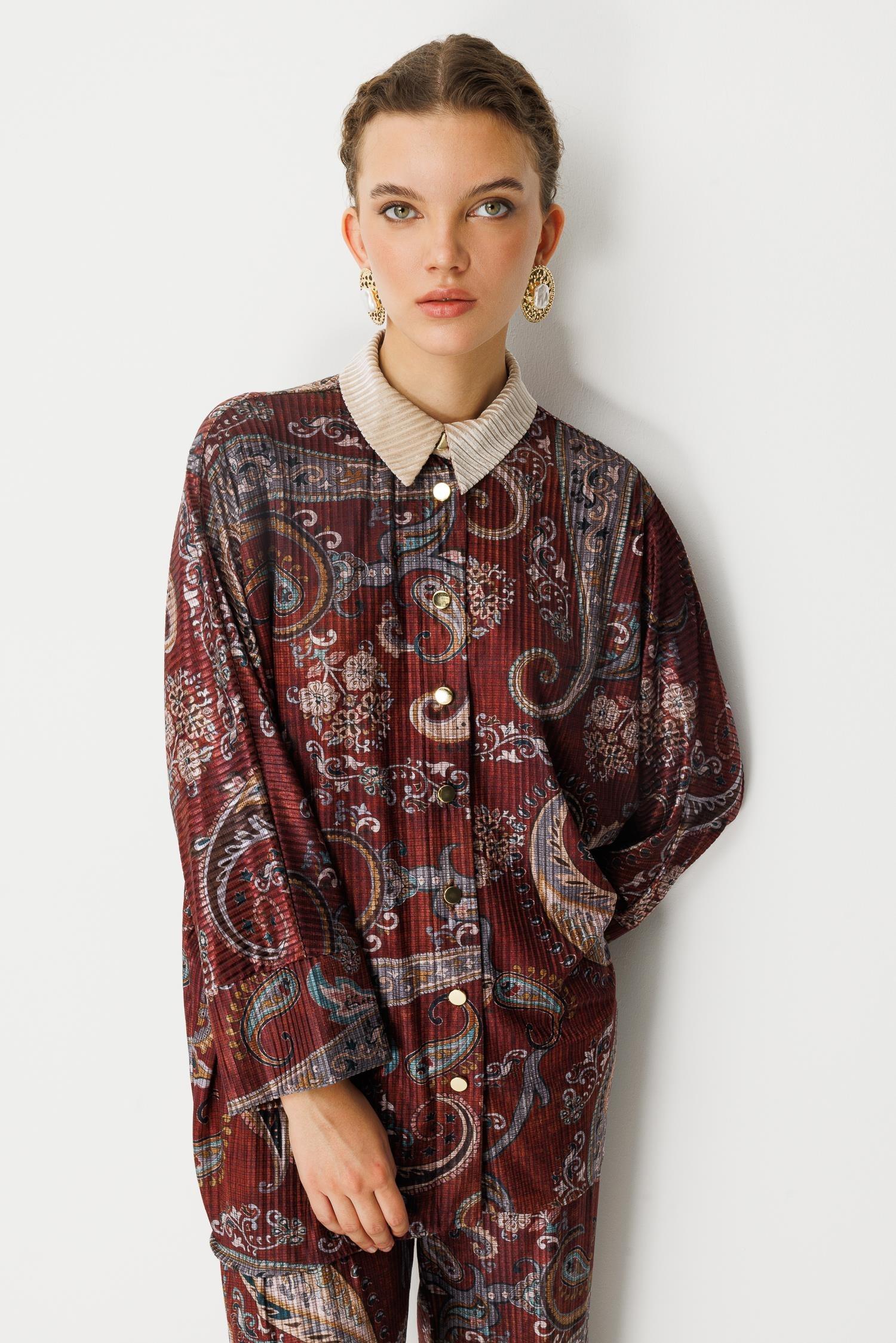 Ghisa 4087 Takım - Bordo