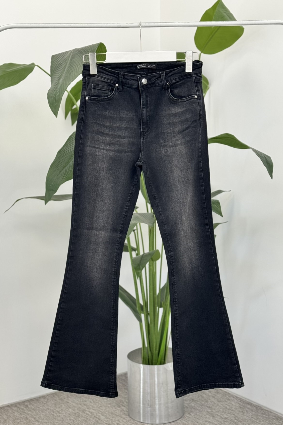 Cep Eskitme Detay Pantolon 2177 - B. Black