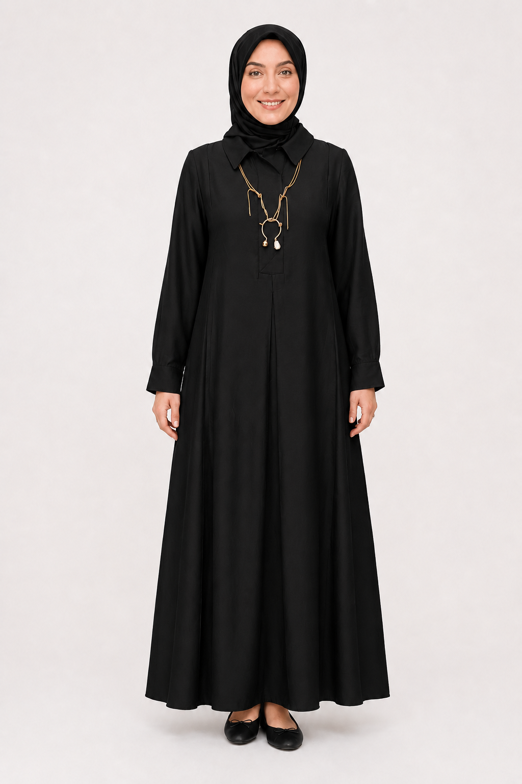 LissMore 6255 Elbise - Siyah