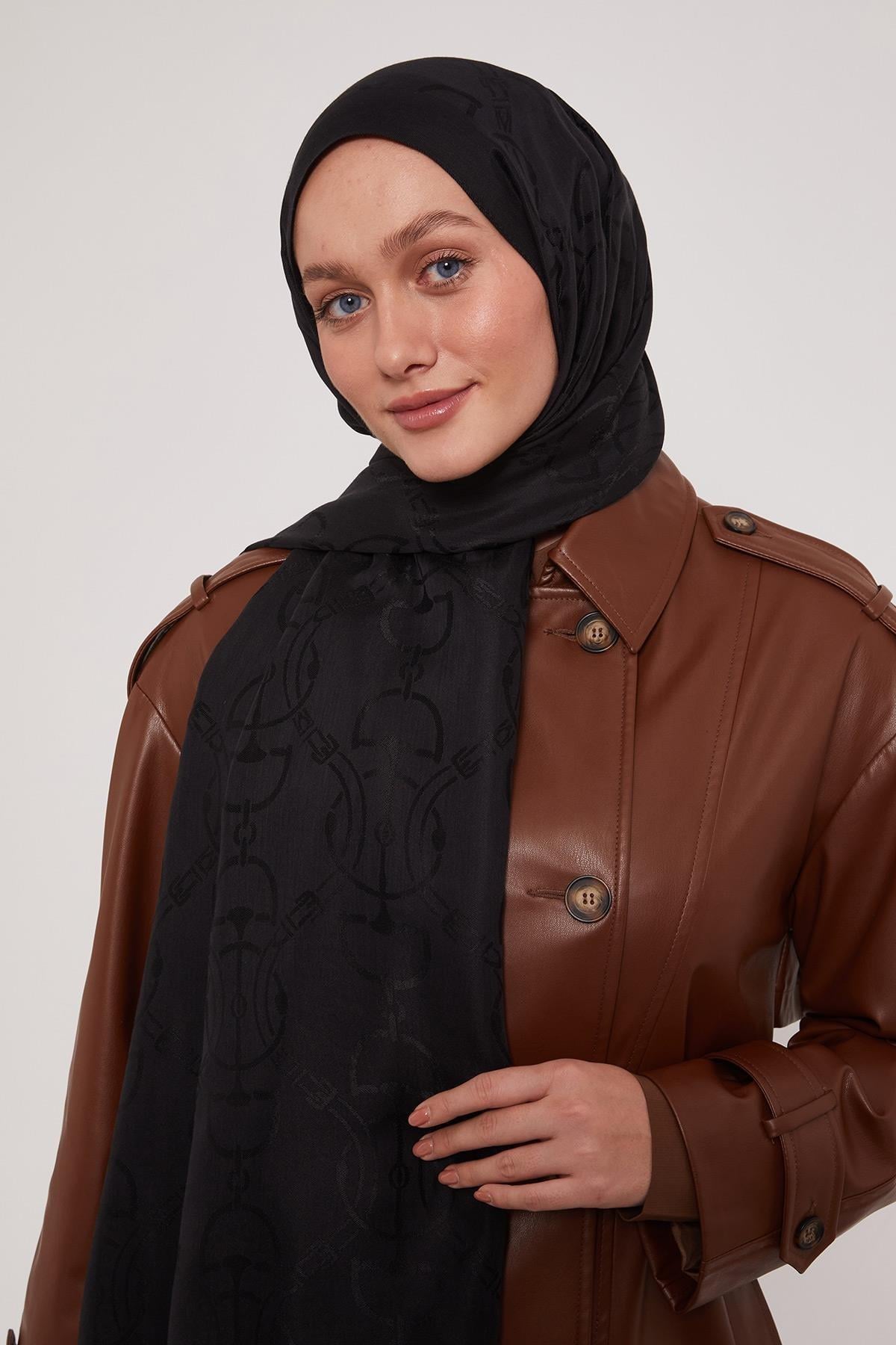 Luvensara LS003 Şal - Siyah