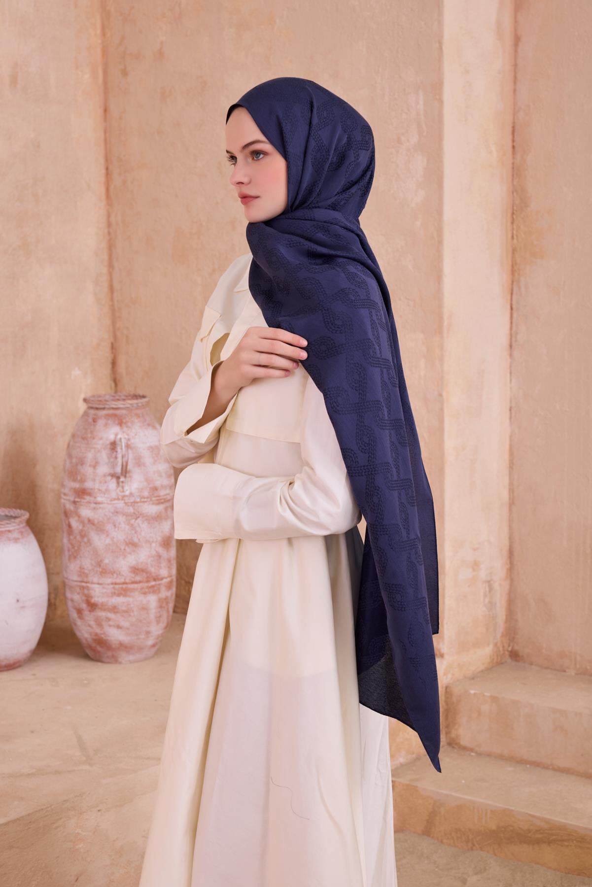 Belli Fresh Nora Şal 3 - Lacivert