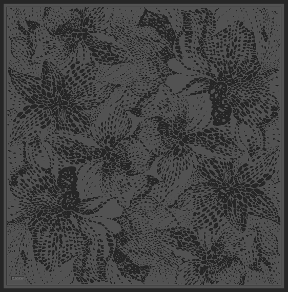 Armine Dj Saf Twill İpek Eşarp 9552D (T) - Antrasit