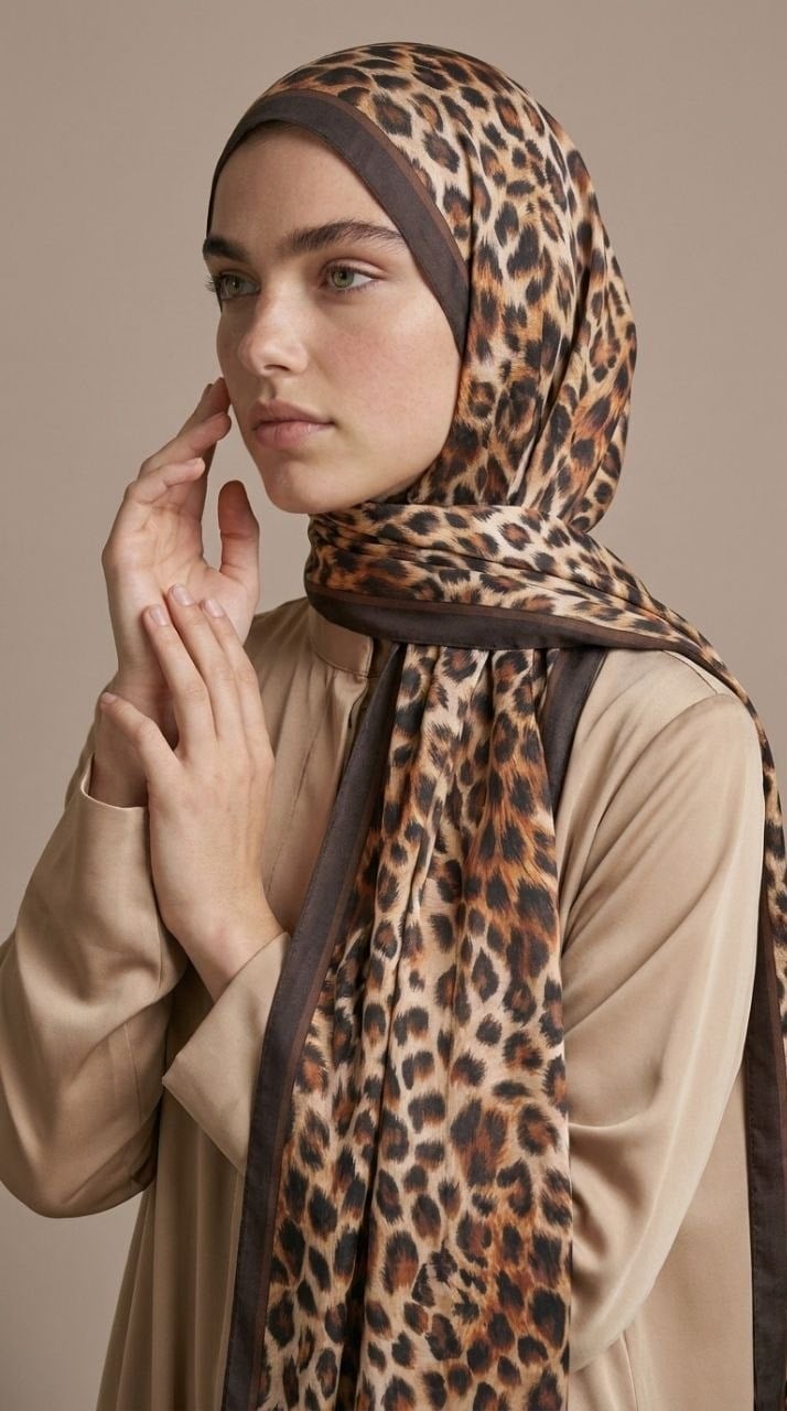 Levidor 39081 Leopar Vella Şal - Oranj Şal LEVİDOR 