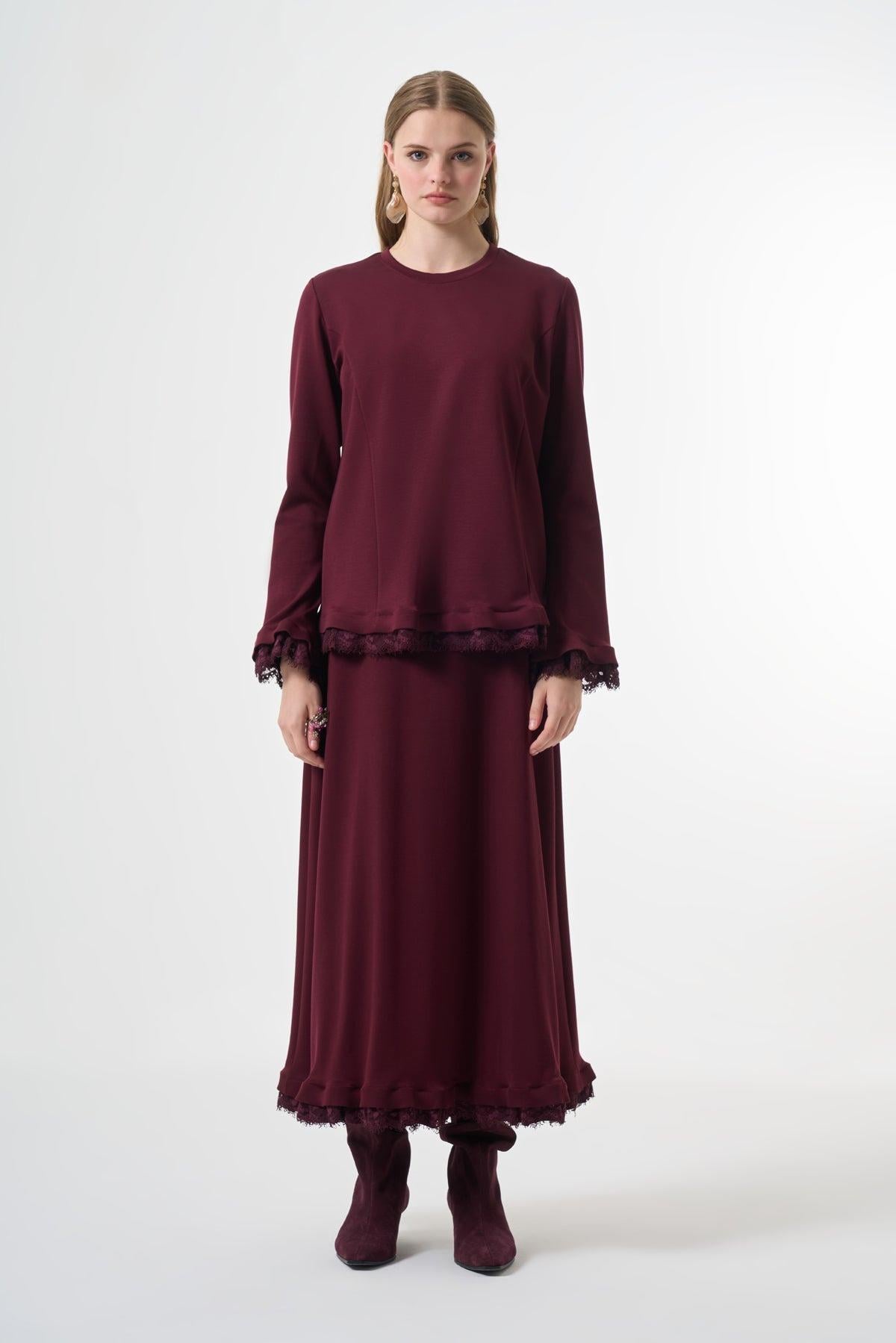 Misswhence 38004 Takım - Bordo