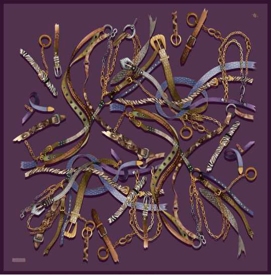 Armine Dj Saf İpek Eşarp 9422D (T) - Mor