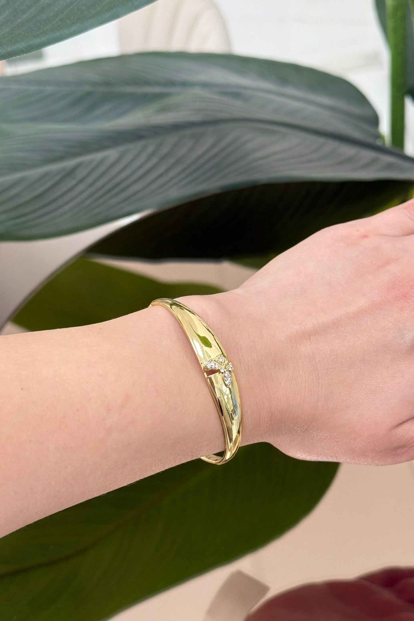 Kelepçe Bileklik BL001589 - Gold