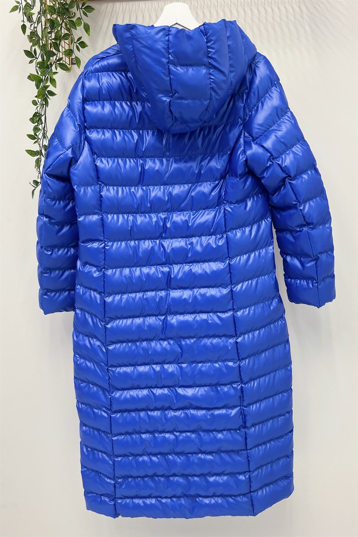 İnvee 6824 Çarpraz Fermuar Detay Şişme Mont - Saks