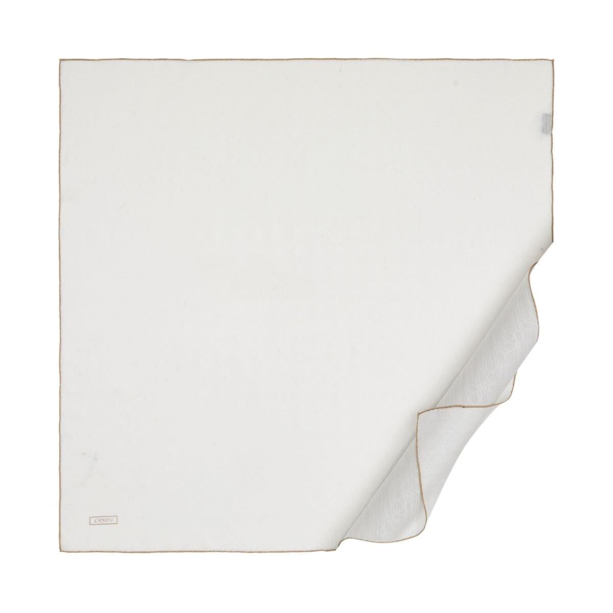 İPEKEVİ İpekevi 04358 Dört Mevsim Monogram Eşarp - Beyaz  Eşarp 