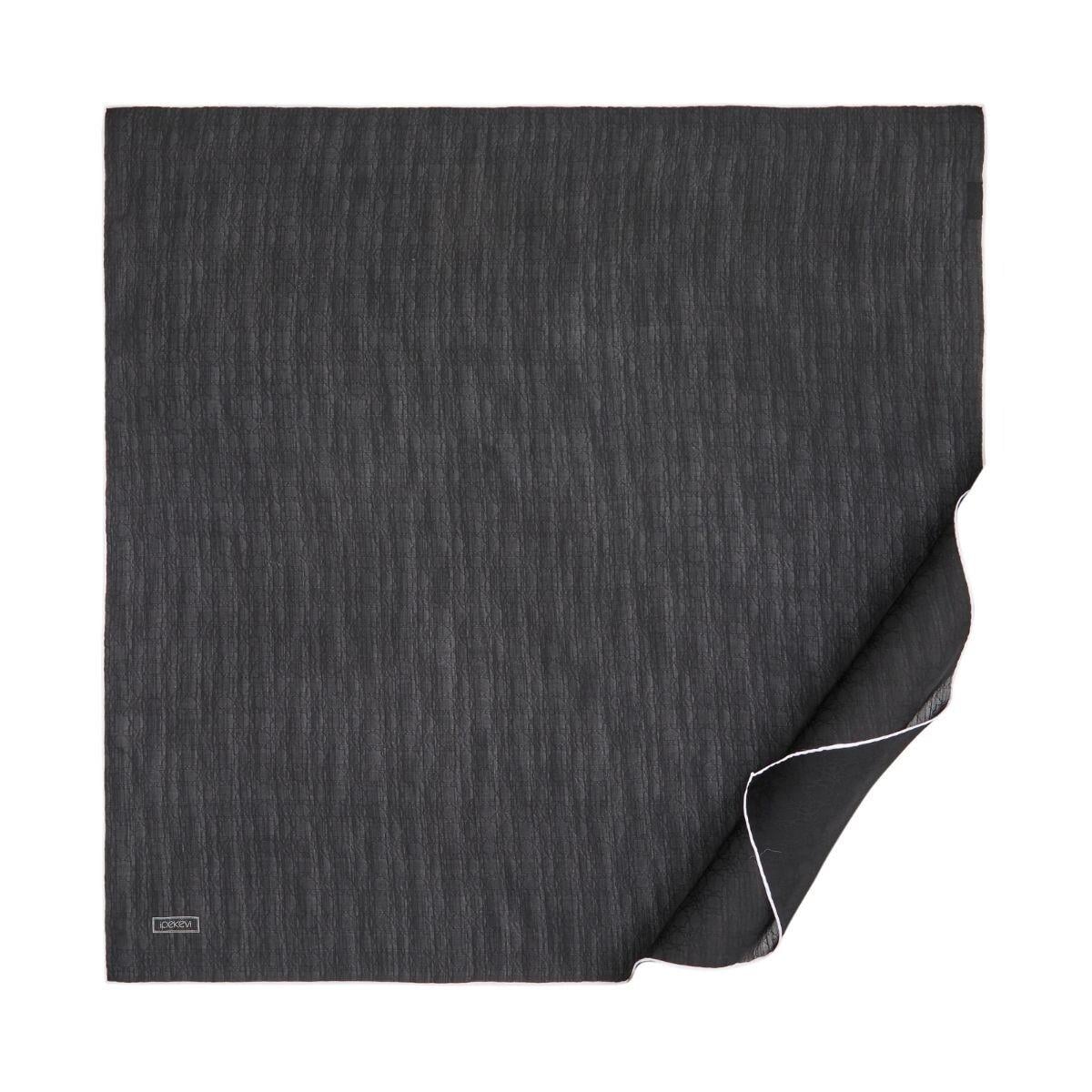 İPEKEVİ İpekevi 04358 Dört Mevsim Monogram Eşarp - Siyah - Beyaz  Eşarp 