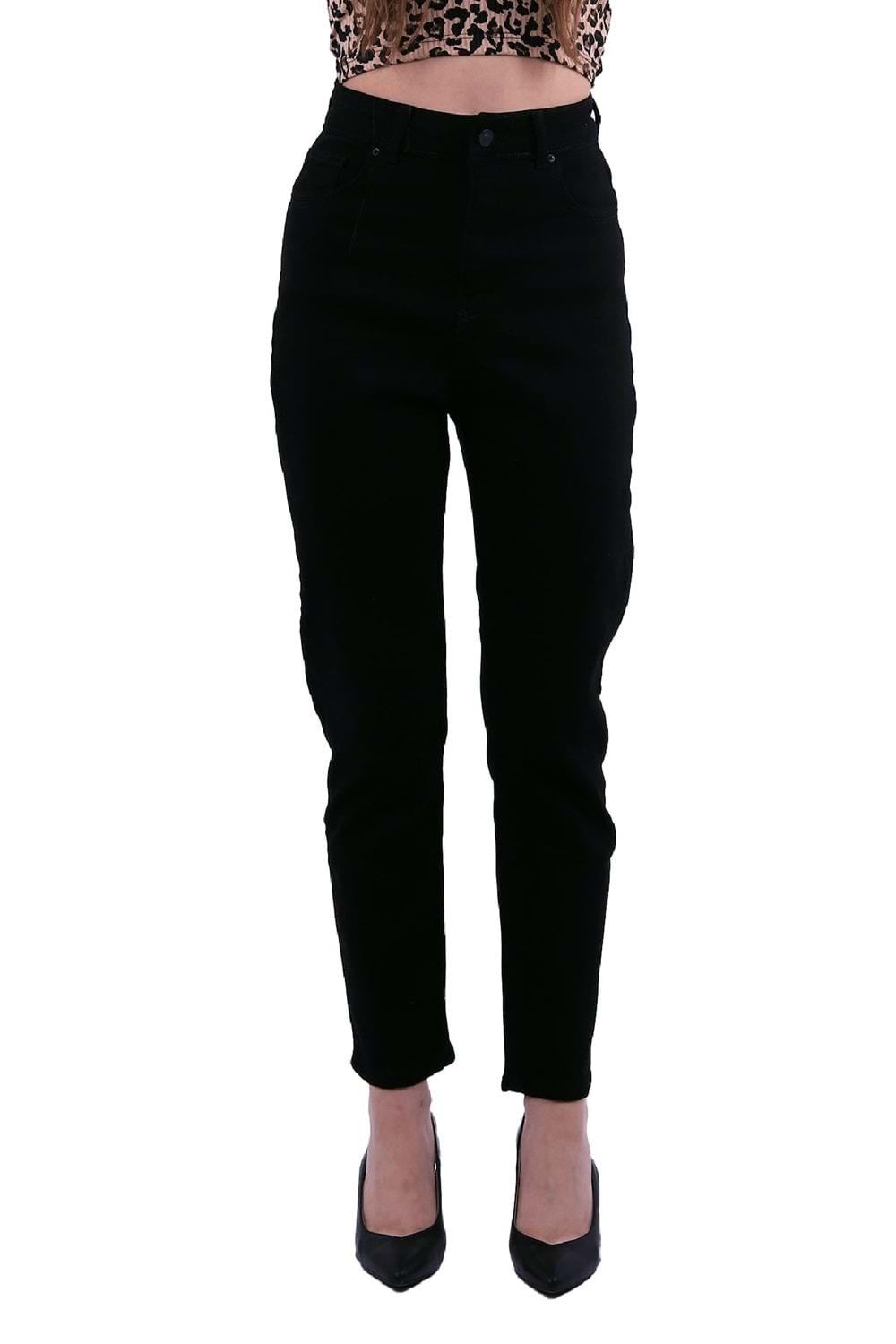 XLove Jeans Yüksel Bel Comfort Bilek Boy Kot Pantolon 896 - Siyah  Pantolon 