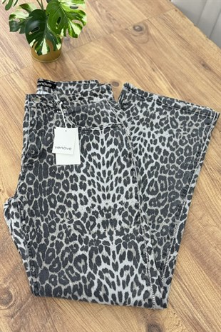 Venöve Pnt0019 Douglas Pantolon - Leopar