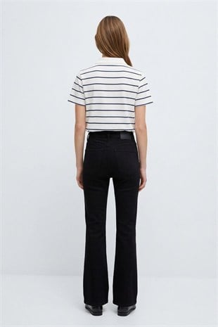 Premium İspanyol Paça Pantolon 967 Siyah