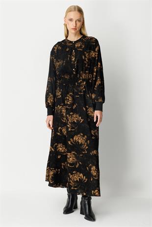 Ghisa 4104 Elbise - Gold