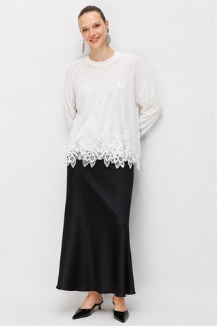 Ghisa 4438 Tunik - Ekru