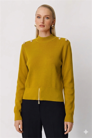 Ghisa 4863-1 Tunik - Asit Sarı