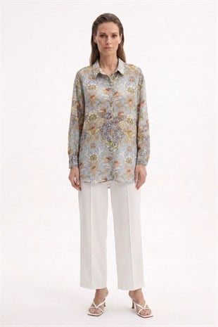 Ghisa 4448 Tunik - Mavi Tunik GHİSA 