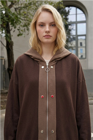 Ön Pat Detaylı Kap 15287 Browni