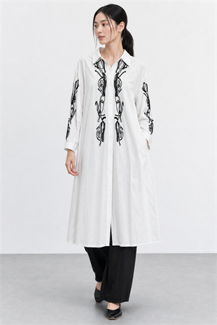 Ghisa 7337 Tunik - Ekru