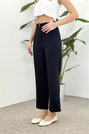 Sentez 5603 Milano Boru Paça Pantolon - Lacivert