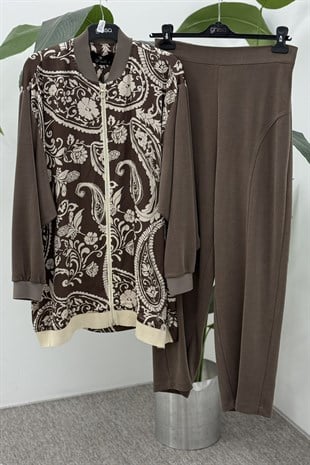Ghisa 9228 Takım - Kahve