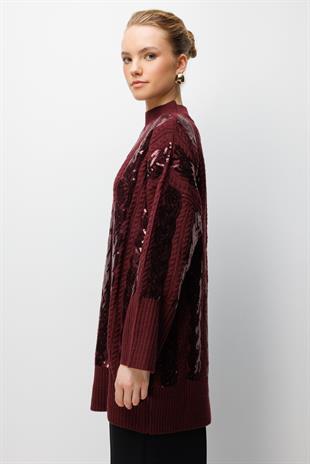 Ghisa 4156 Tunik - Bordo