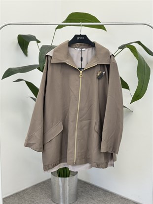Ghisa 3299 Ceket - Vizon