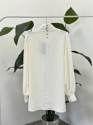 Ghisa 4343 Tunik - Ekru