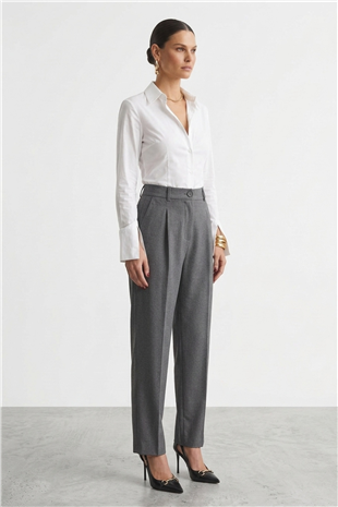 Sentez 5692 Aves Gabardin Pantolon Antrasit