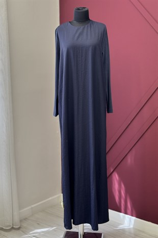 Ceremony 26Y731 Kollari Bambu Detaylı zegna Elbise - Lacivert
